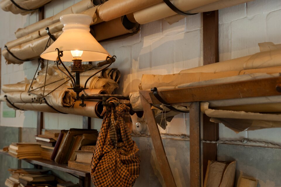 Table lamp antiques