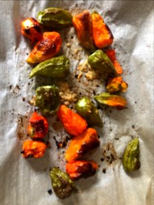 Baked ghost peppers, Carolina reapers