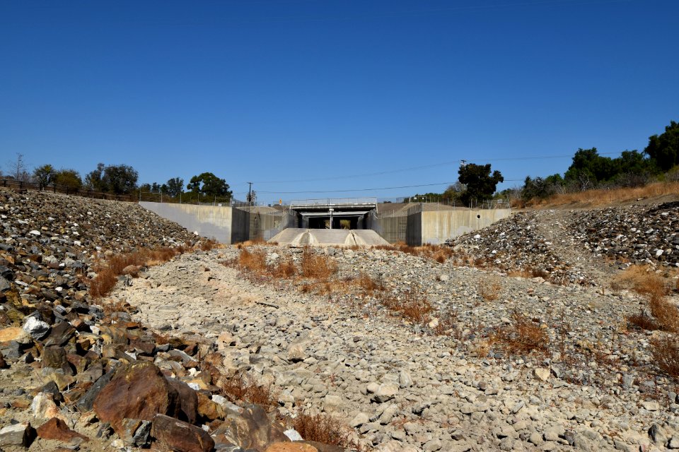 Major barrier to steelhead movement at I-5 and San Juan Creek in the City of San Juan Capistrano, Orange County, CA.