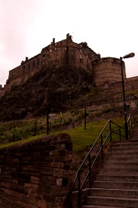 The castle of Edinburgh