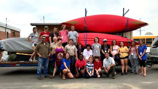 SLCSE Paleo Camp first day group photo
