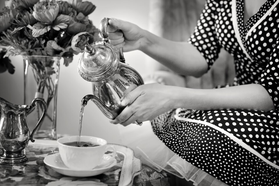 Teapot drink vintage
