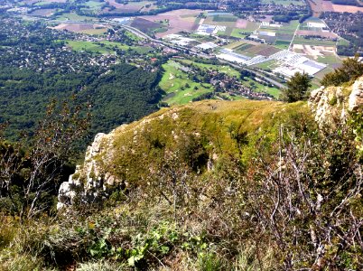 Saléve - the view down photo