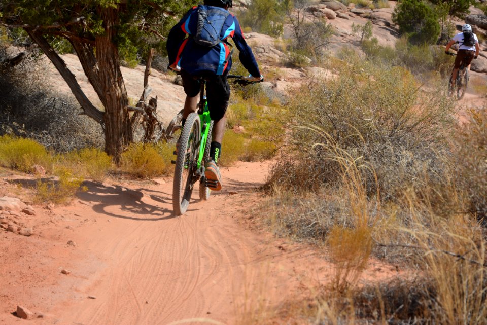 Riders cruise on the Bar M Trails