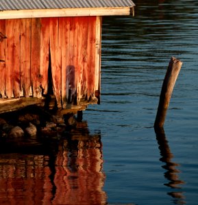 A boat house photo