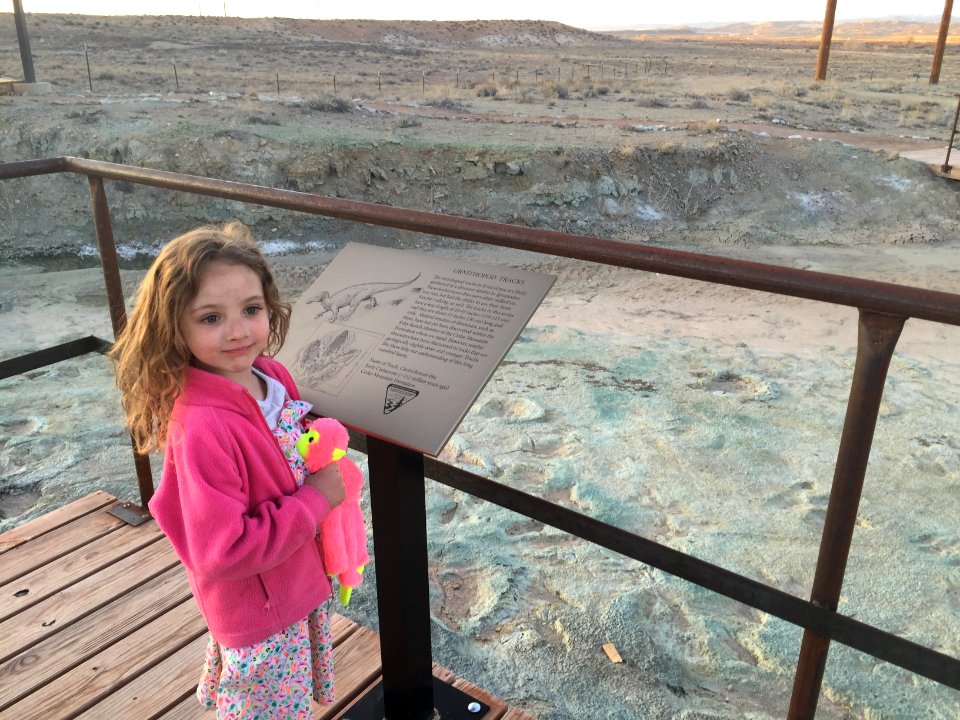 The Mill Canyon Dinosaur Track site is a popular HOL site in Moab, UT. Photo by BLM, UT