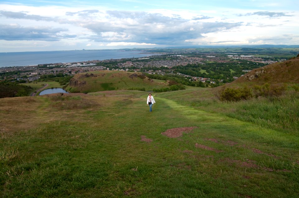 The back side of Arthur's Seat