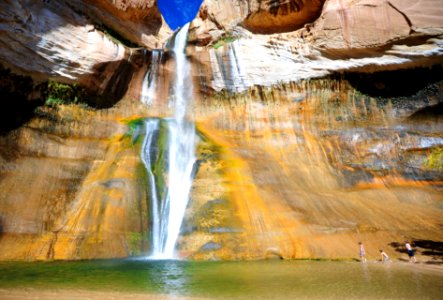 Three Boys at Calf Creek Falls GSENM Web Staley