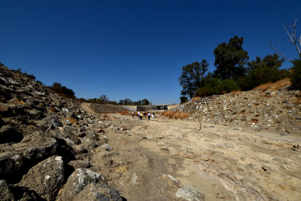 Major barrier to steelhead movement at I-5 and San Juan Creek in the City of San Juan Capistrano, Orange County, CA.