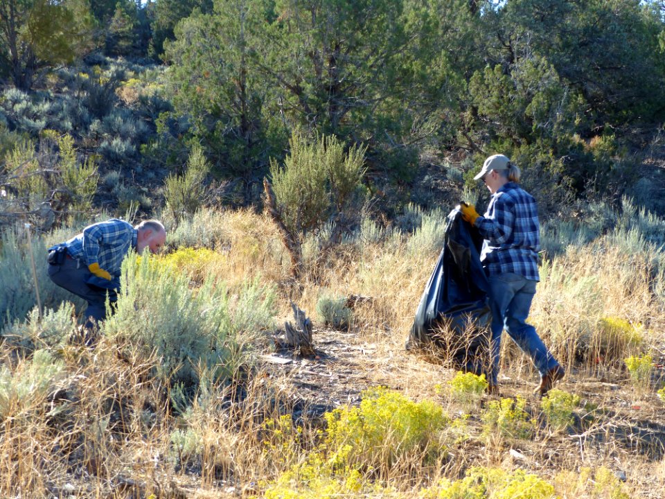 Volunteer lead NPLD clean-up near Dameron Valley
