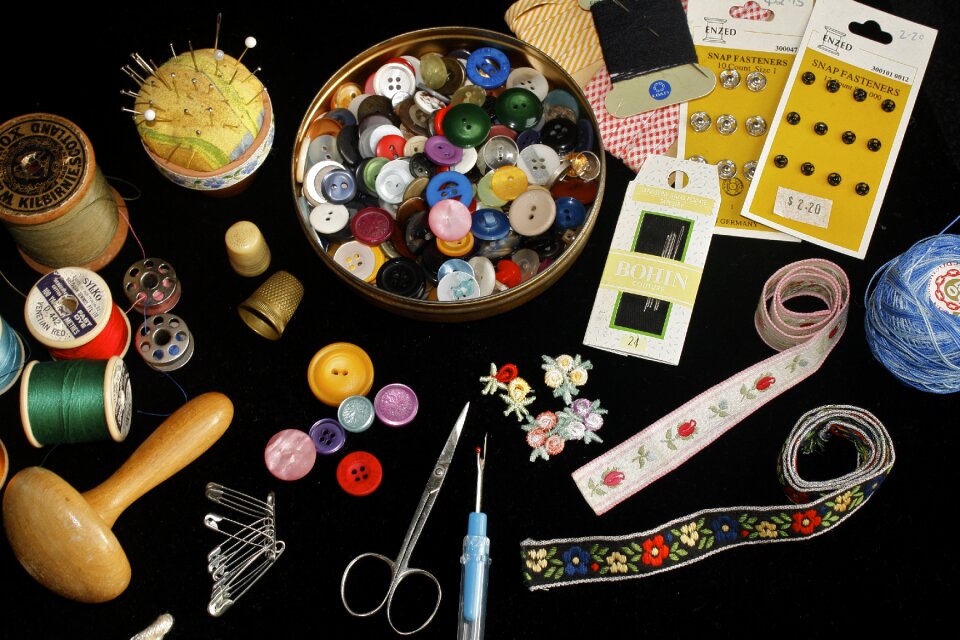 Thread needlework handmade