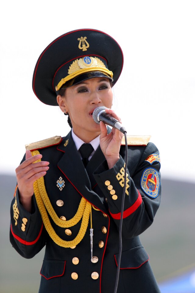 Artist performance singing