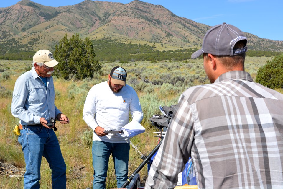 BLM Utah Cadastral Survey Team conducts resurvey of an 1872 General Land Office Survey in the West Desert District