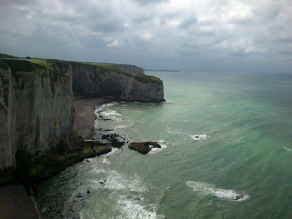 Cliffs summer holidays water