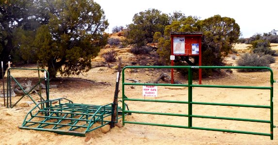 New OHV Cattle Guard and Gate photo