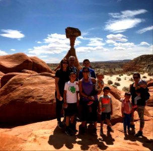 Family Visiting Toadstools