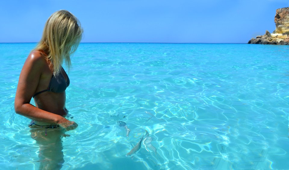 carmen fiano lampedusa spiaggia dei conigli