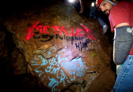 Bloomington Cave Graffiti photo