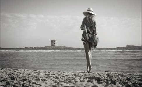 carmen fiano stintino spiaggia la pelosa