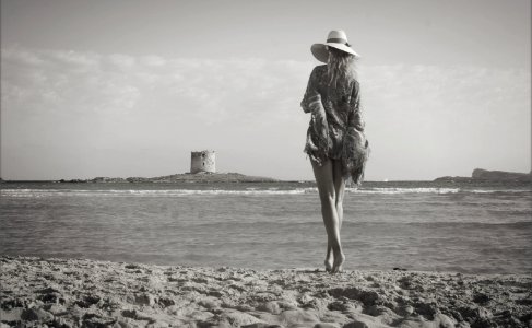 carmen fiano stintino spiaggia la pelosa photo