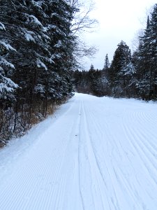 Ski trail for classic and skate skiing