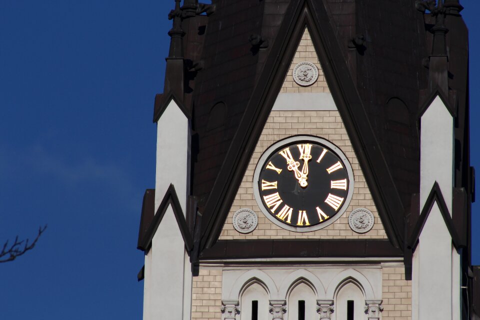 Sacred heart clock tower