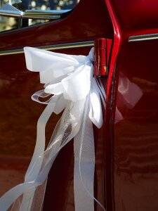 Auto wedding ribbon wedding loop