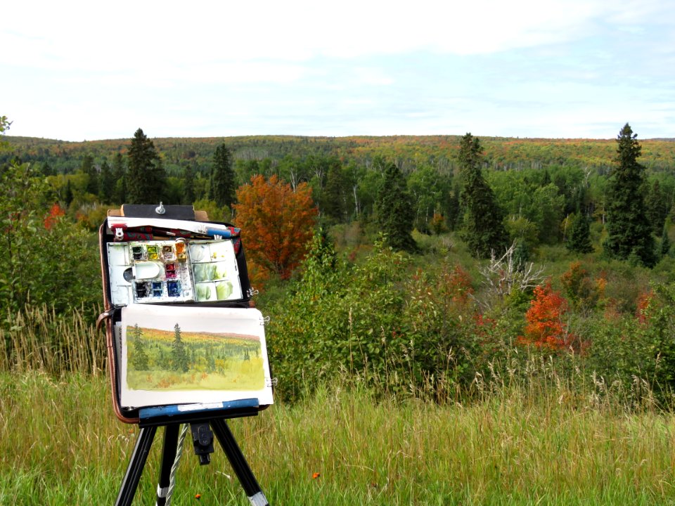 Fall watercolor