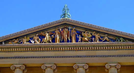 Philadelphia Art museum - western pedimen