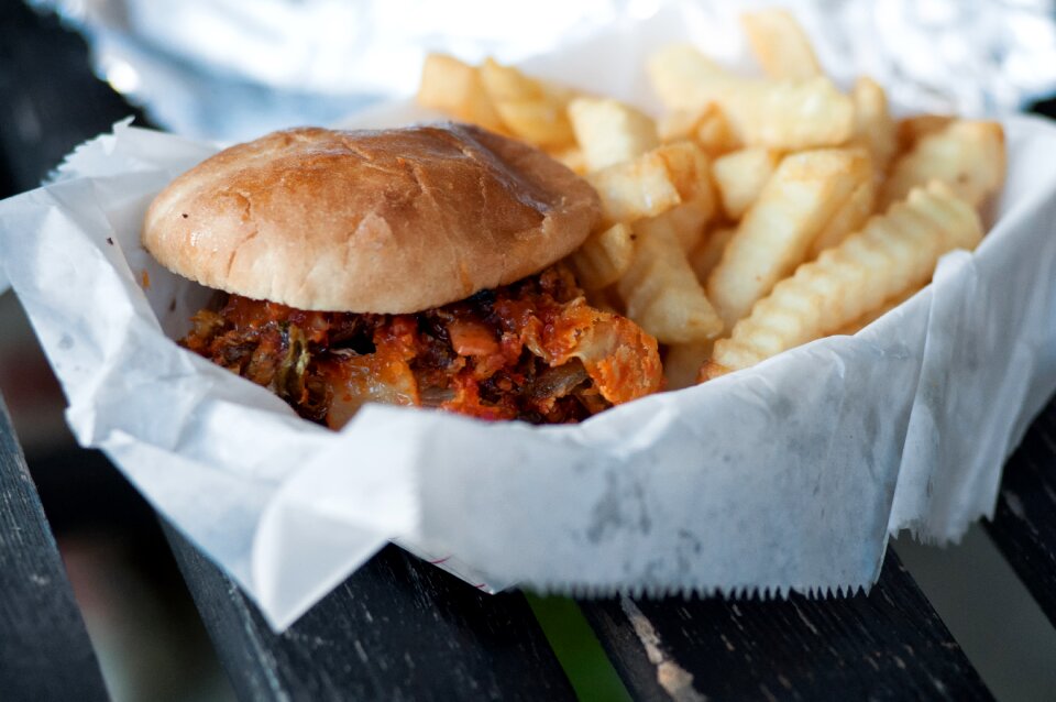 Burger sandwich lunch