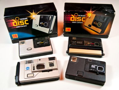 Disc cameras