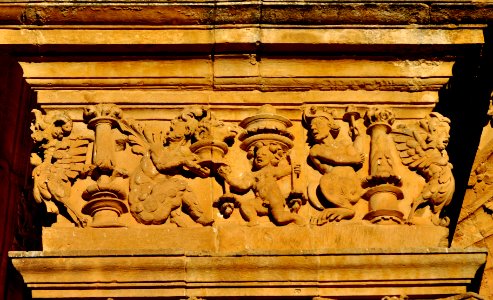 Salamanca. San Esteban. Fachada. Detalle