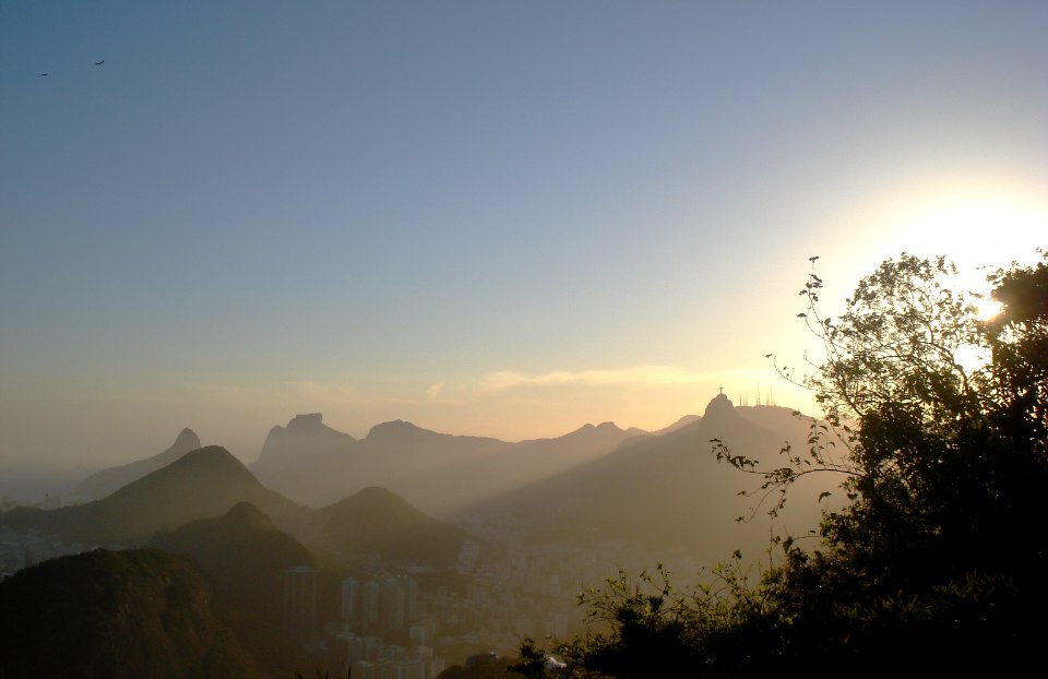Sunset at pão de açucar