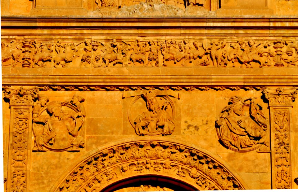 Salamanca. San Esteban. Fachada. Detalle