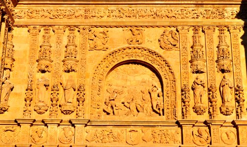 Salamanca. San Esteban. Fachada. Detalle