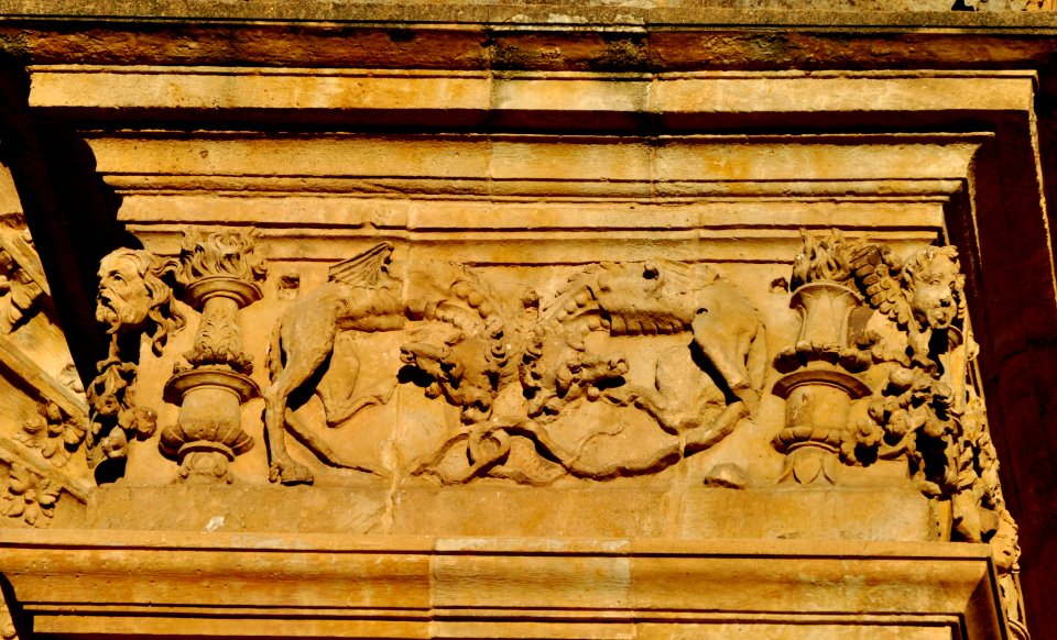Salamanca. San Esteban. Fachada. Detalle
