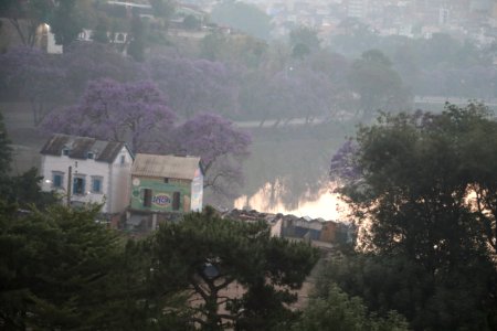 L'aube près du Lac Anosy a Antananarivo photo