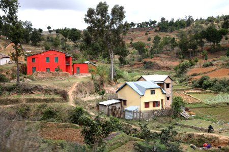 Maisons aux environs d'Antananarivo