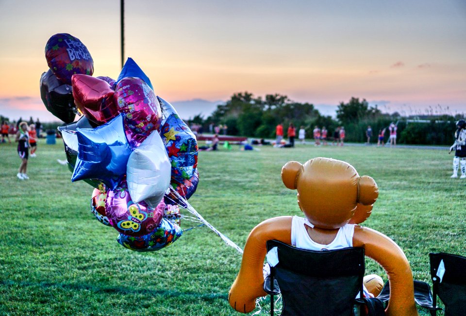 Birthday bear balloons
