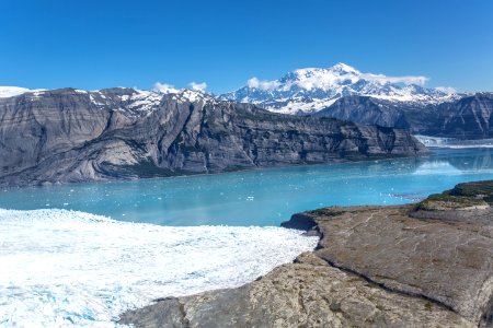 Guyot Glacier, Guyot Hills, Icy Bay, and Mount St. Elias