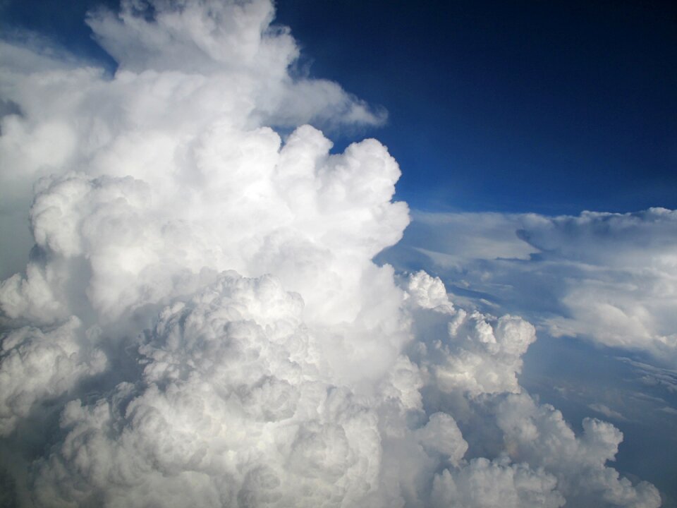 Blue sky soft air