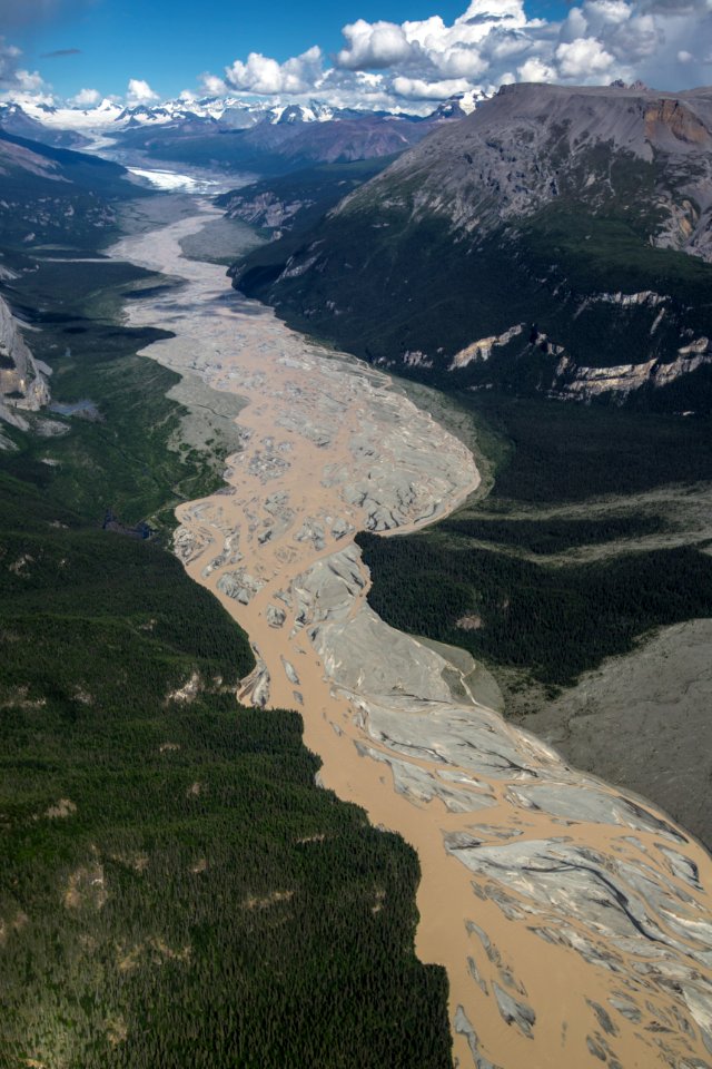 Nizina River Near Confluence with Chitistone River (2) photo