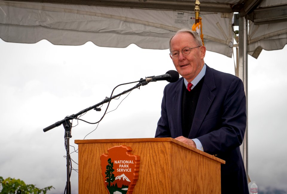 Foothills Parkway Ribbon Cutting, November 9, 2018--Joye Ardyn Durham