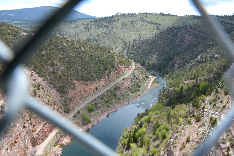 View from 500 feet. Flaming Gorge Dam, UT. Photo by Markel Baker, BLM UTSO