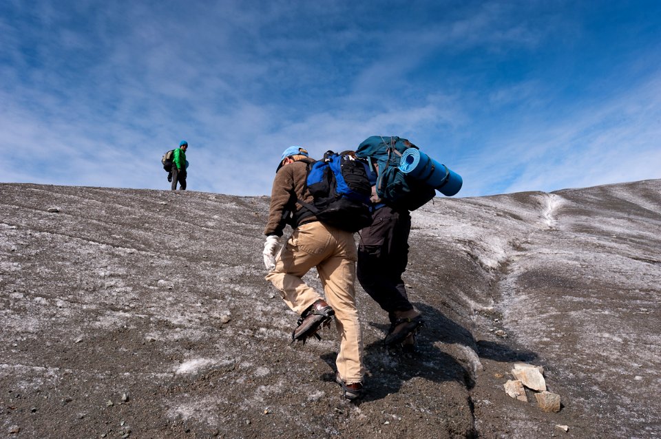 Glacier hike in Wrangell-St. Elias