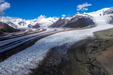 Gates Glacier and Kennicott Glacier Confluence photo