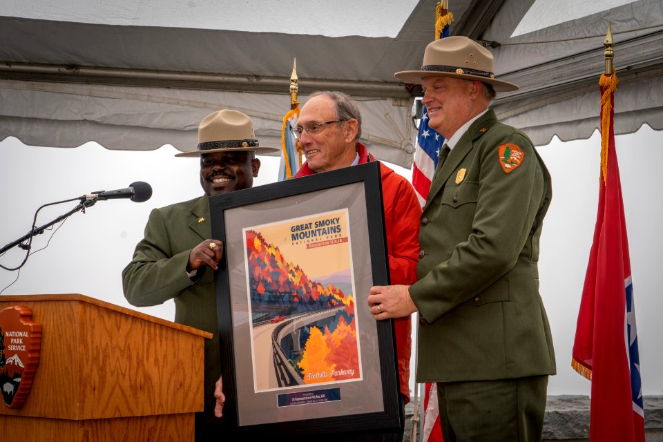 Foothills Parkway Ribbon Cutting, November 9, 2018--Joye Ardyn Durham