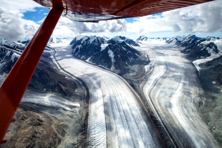 Baldwin Glacier and Fraser Glacier Confluence