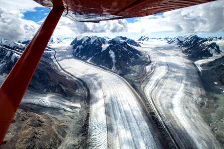 Baldwin Glacier and Fraser Glacier Confluence photo