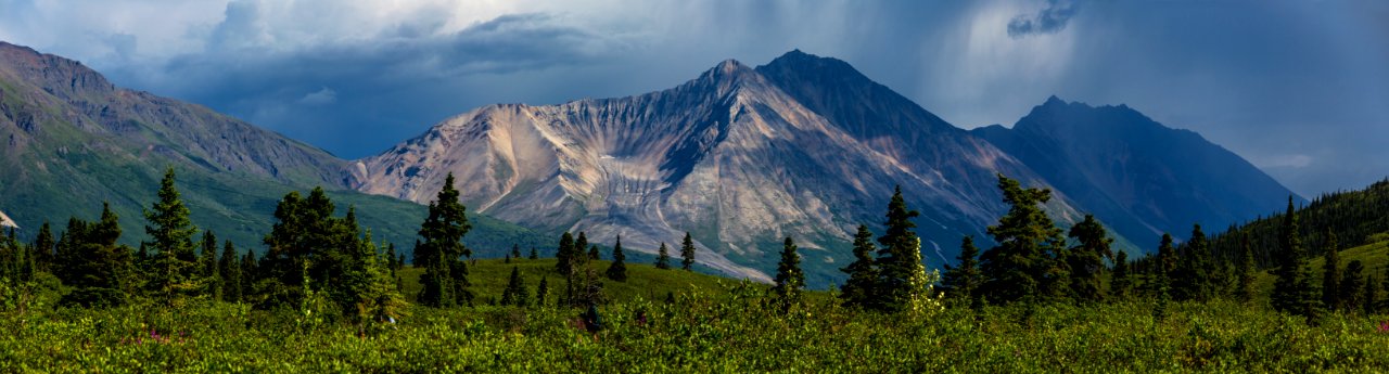 Porphyry Mountain and National Creek Rock Glacier From Donoho Basin